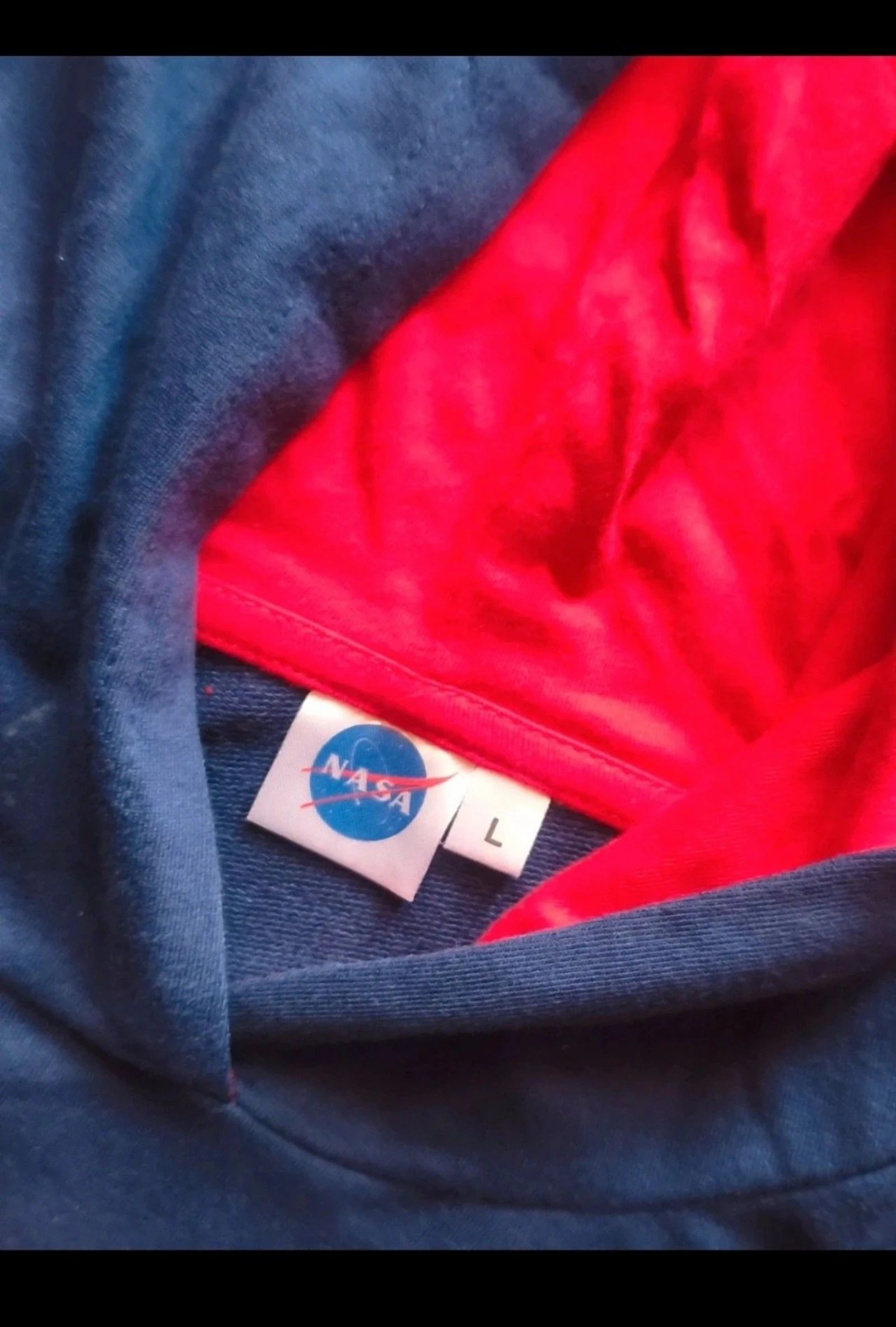 NASA Marine Blue "Crop" Sweatshirt - Maat L - 100% Katoen - Nieuw – photo 7